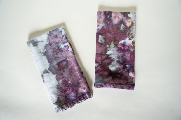 Una Ice Dyed Napkin Set in Orchid