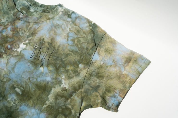 UNA Ice Dyed Organic Short Sleeve Shirt | Coast