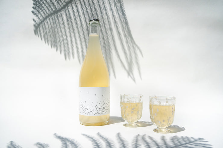 Love Sparkling with Speckled Wine Glasses