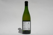 A green bottle of Broc Cellars 2024 Arneis stands upright against a white background, featuring a white label with black text and logo, showcasing the Arneis varietal at the center.